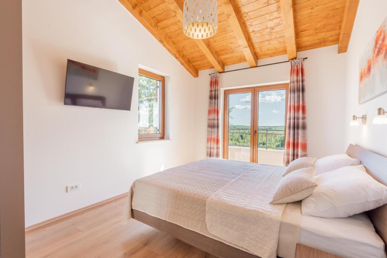 Villa Atop The Village With Stunning View Vižinada Exterior foto